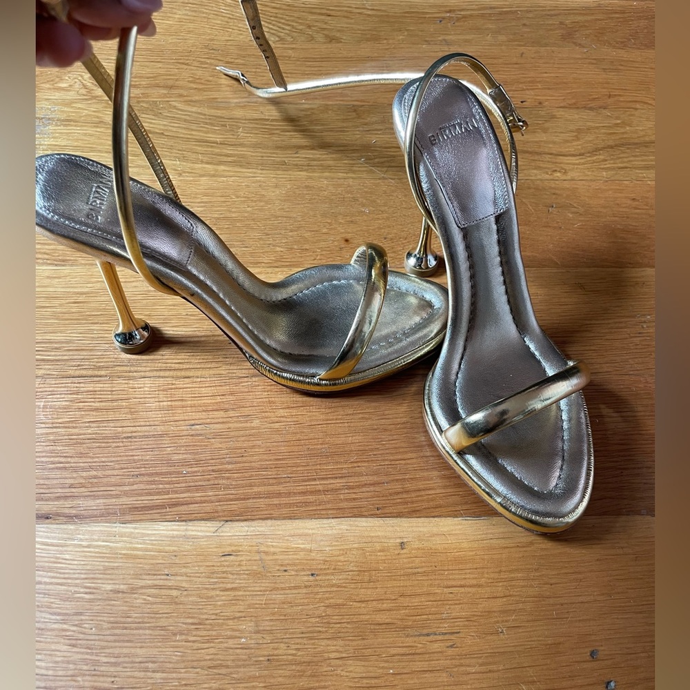 Gold Alexandre Birman sandals